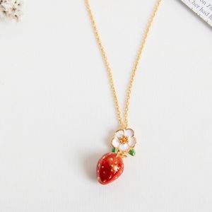 kate spade Jewelry - Kate Spade picnic perfect strawberry Necklace kate spade Jewelry - Kate Spade picnic perfect strawberry Necklace